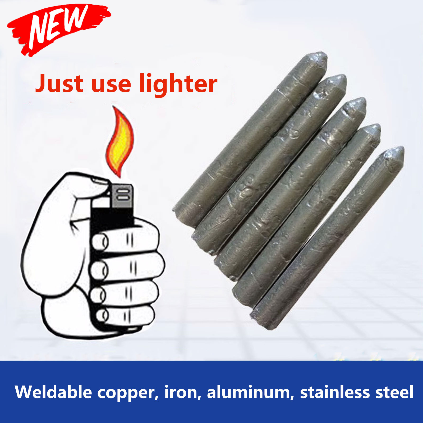 3PC/ set Low Temperature Welding Rod Weldable Copper Aluminum Cored Welding Rod