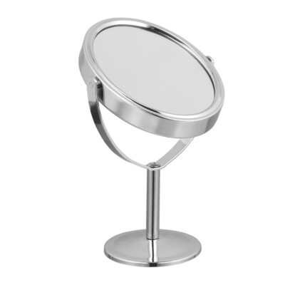 1PC Makeup Vanity Mirror Round Swivel Mirror Two Sided Mirror Metal Frame Mirror