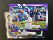 Kyle Isbel 2021 Topps Update Chrome Purple Refractor #US98 W/Base Card 