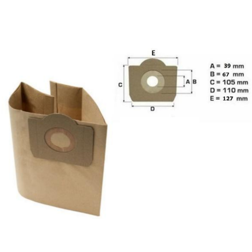 5 Sacchetti Per Aspirapolvere Rossmann R010 + Filtro – Compatibili Satrap SA 25, Miele, Swirl