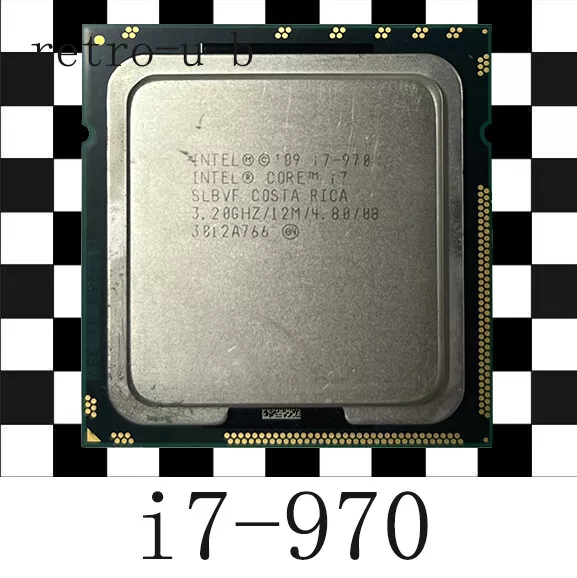 Intel Core i7 970 3.20 GHz 6 Core 12M Cache LGA1366 130W CPU