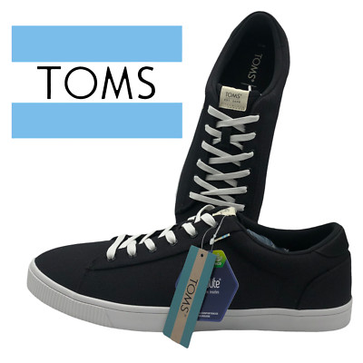 TOMS Men's Carlson Black Canvas Sneaker/Shoe Size 12
