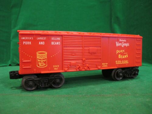 Lionel 638-2361 Stokely Van Camp's Pork and Beans Sparkasse Güterwagen in O/O27