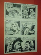 CHIOMENTI-tavola x 3 striscia originale "regina"appendice EROE CALIFORNIA 1952-D