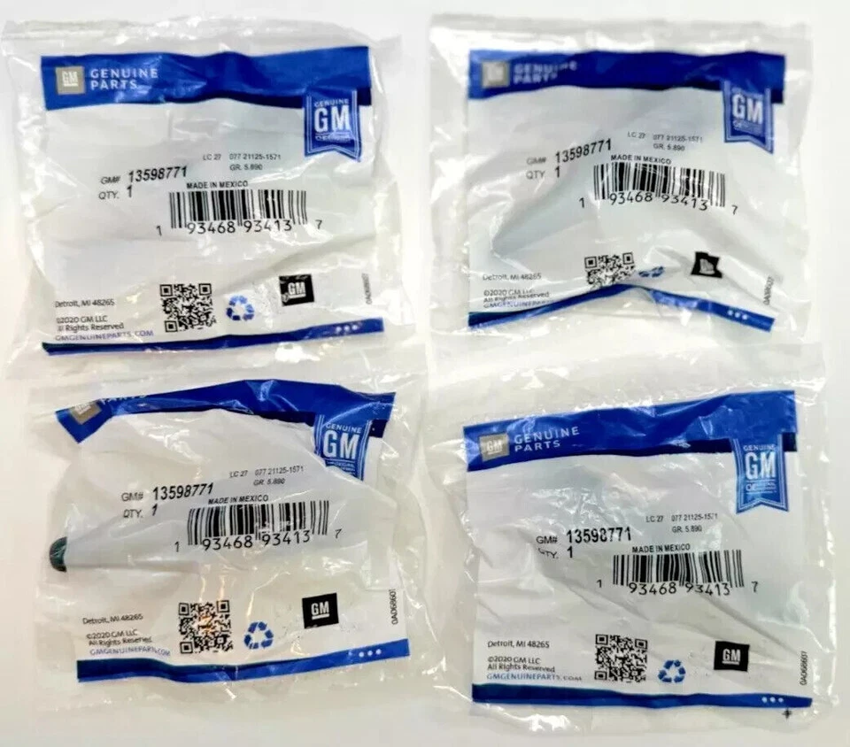 4X 13598771 For BUICK CADILLAC CHEVROLET TPMS TIRE PRESSURE SENSOR OEM - Image 2 of 4