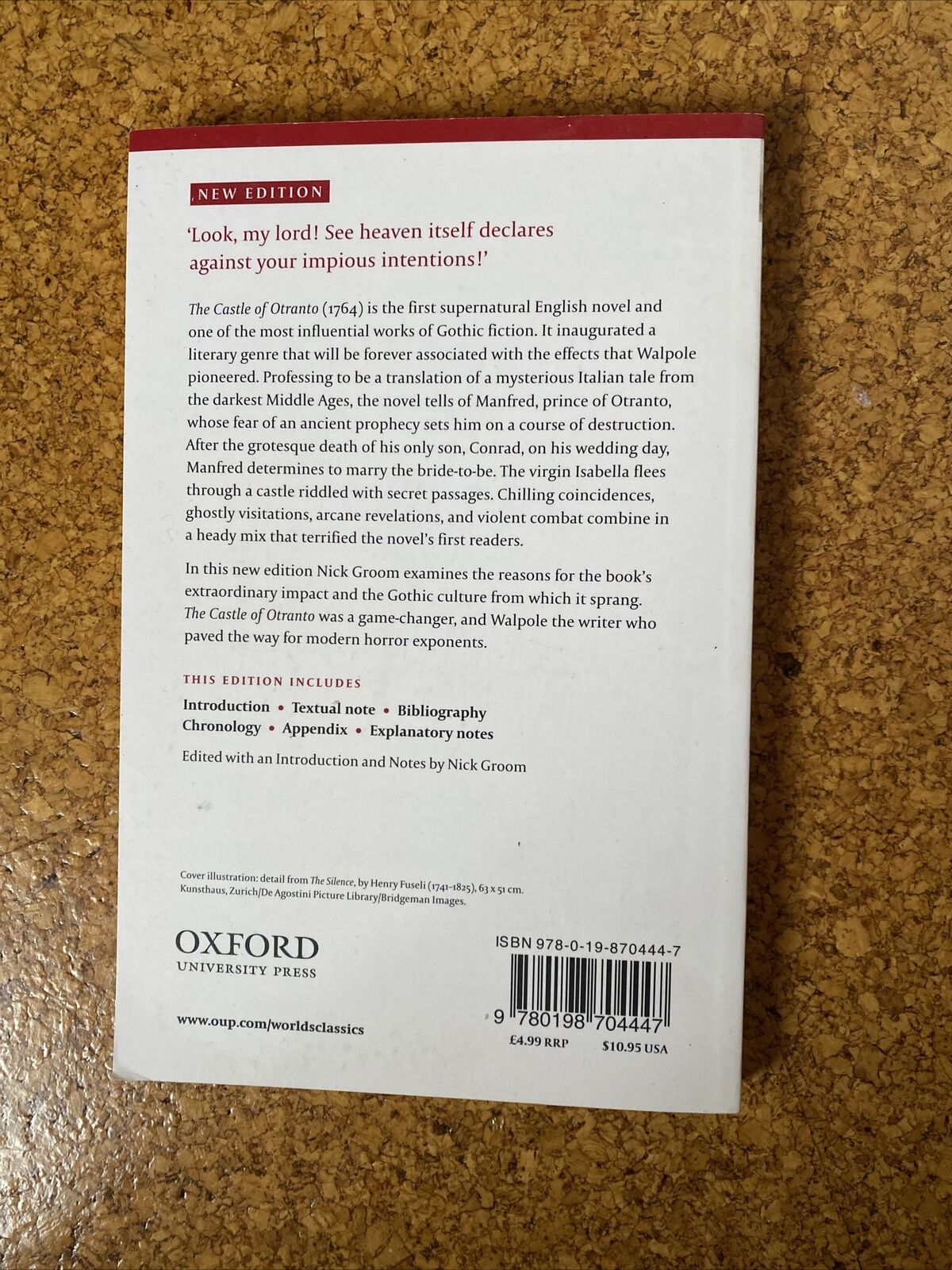 Thumbnail - The Castle Of Otranto Von Horace Walpole (2014, Taschenbuch)