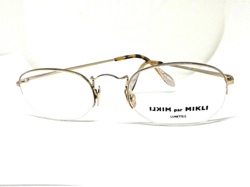 ALAIN MIKLI montatura per occhiali da vista uomo oro metallo donna vintage  nuovo | eBay