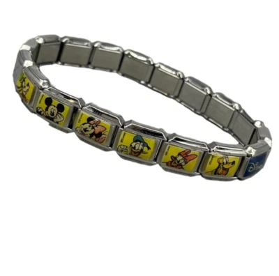 Bracelet Enfant Personnage Bd Mickey Mouse Goofy Donald Minnie Mouse Disney - Photo 1/4