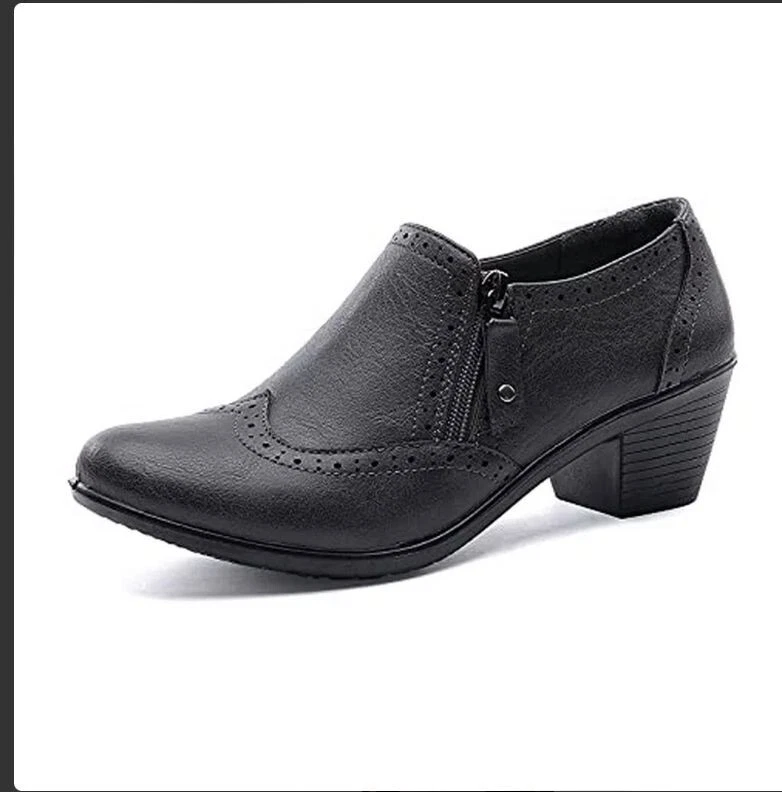 Brogue shoe boots women's cheap