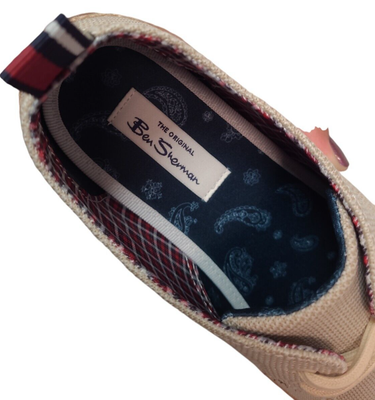 Ben Sherman Men\'s Prill Oxford Knit Sneaker Shoes Natural knit size 8M New NEW, Ben Sherman, Men main image 4