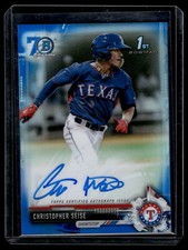 Christopher Seise 2017 Bowman Chrome 1st 70th Ann. Autograph Card /70 #CDA-CSE