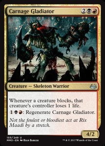 Carnage Gladiator x4 - Modern Masters 2017 - NM-Mint, English - Modern Masters 2