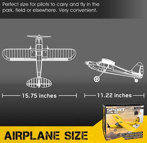 Aereo RC 3CH RC Trainer Aereo Sport Cub S2 con Elica Saver&Xpilot Stabile - Foto 7 di 16