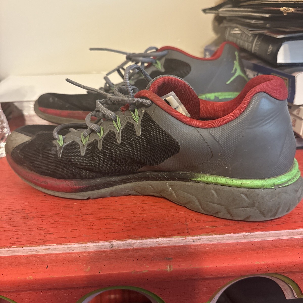 Nike Mens Air Jordan Flight Runner 715572-028 gray camo sneakers, size 11