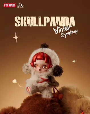 POPMART SKULLPANDA Winter Symphony Series Plush Blind Box POPMART SKULLPANDA Winter Symphony Series Plush Blind Box