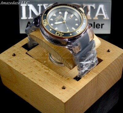 NEW Invicta Men's 52mm Grand Prodiver Anatomic Case BLACK Tone 100M Watch !!