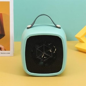 Mini Electric Heater 500W Desktop Portable Home Office Fast Space Green Teal