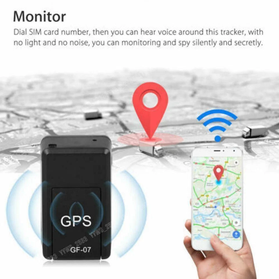 Magnetic Mini GPS Tracking Device GF07 Real Time Car Locator Tracker GSM GPS - Image 4 of 4