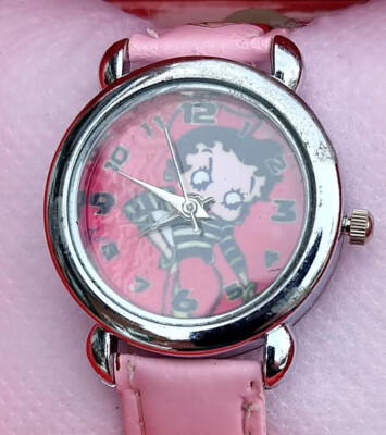 Betty Boop Battery Operated Watch,Hand on Hips, MINT in Original Box!