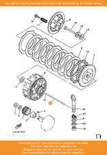 YAMAHA Rod, Push 2, 2X3-16357-00 OEM RD125LC DT125 DT125R DT125LC DT125MX YZ80