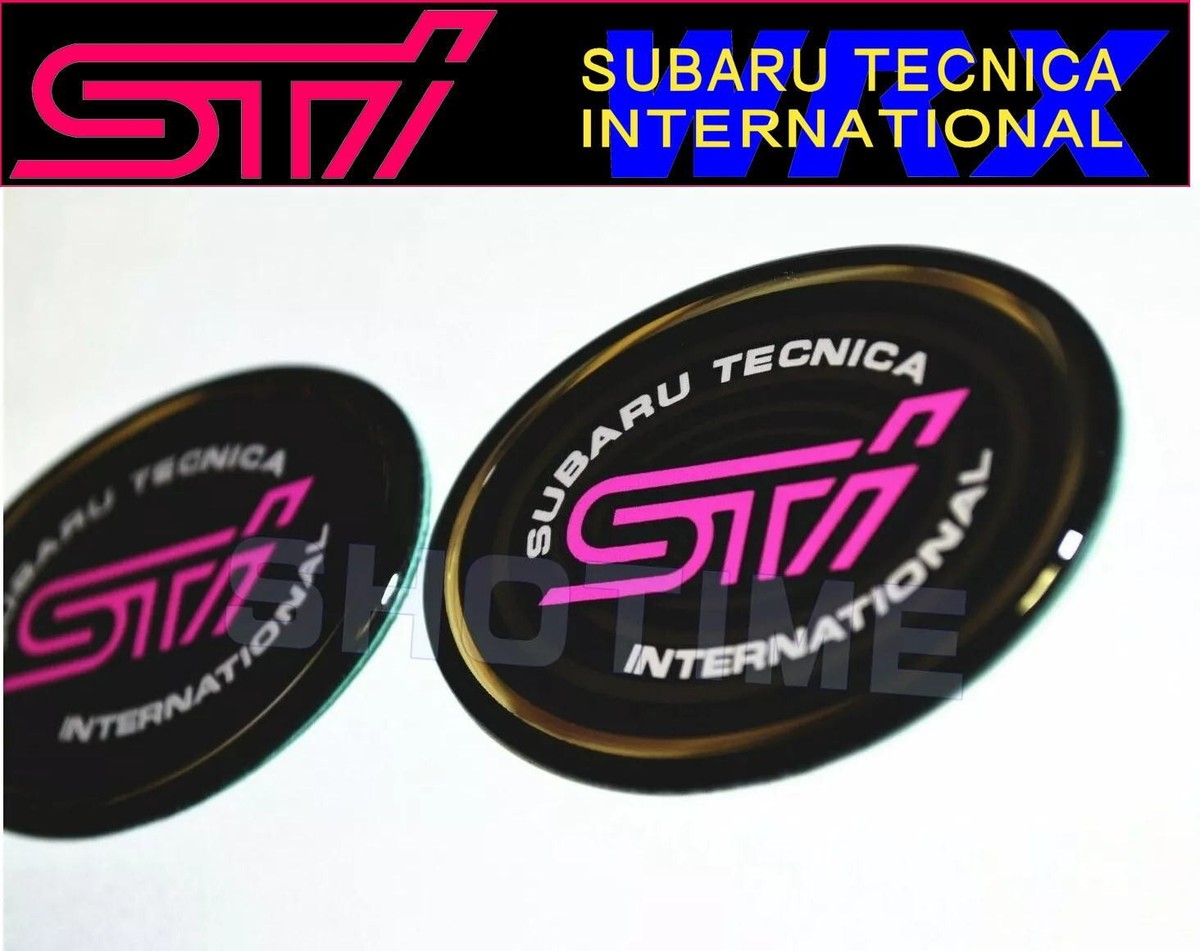 SUBARU STIコレクション　GC8襟章　ピンバッジ SUBARU STI GENUINE 92-00 GC8 Impreza WRX Front Emblem Badge