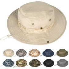 Sun Hats for Men Women Boonie Hat UPF 50+ Bucket Hat Wide Brim UV Protection ...