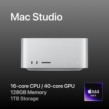 Apple Mac Studio M4 Max 2025 16C/40GPU 128GB RAM 1TB SSD A3143 G1CD6B/A