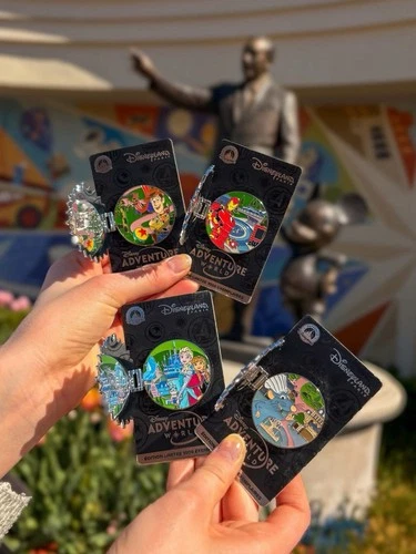 4 Pins Disneyland Paris Adventure World  LE 1000 Remy Frozen Toys Story Iron Man