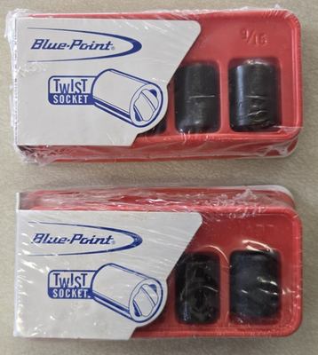 #ad #ad Blue Point by Snap on Twist Impact Extractor Socket Set SAE amp; Metric Sets $76.00
