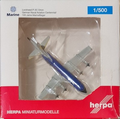 Lockheed P-3C Orion Modell 1:500 Marine Sammlerstück Herpa Limitierte NEU & OVP
