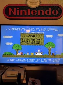 Baby Boomer Nintendo NES +Dustcover Tested Authentic CLEAN
