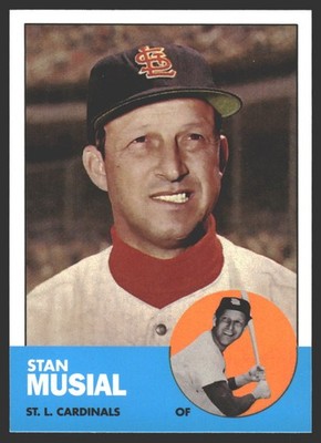 Stan Musial #BB2-1963 2016 Topps Berger's Best (Series 2) St. Louis Cardinals