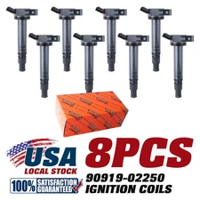Brand New 90919-02250 8XIgnition Coil For OEM Toyota Tacoma 4Runner Tundra RAV4