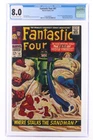 FANTASTIC FOUR  # 61  CGC 8.0 "SILVER SURFER & SANDMAN" HIGH GRADE! 4704328002