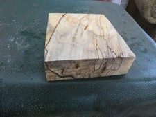 MM-SPALTED MAPLE DELUXE KNIFE BLOCK/SCALES/ CALLS/ PEN BLANKS--M--1--20