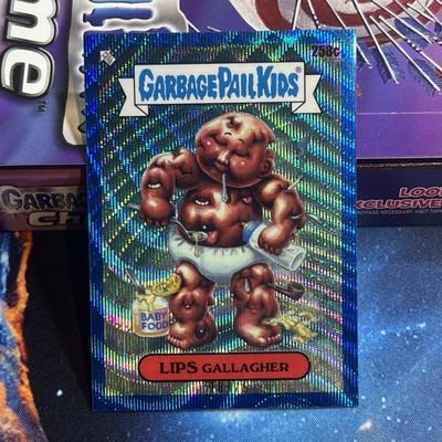 2024 Topps Garbage Pail Kids Chrome Series 7 Blue Wave #258c Lips Gallagher
