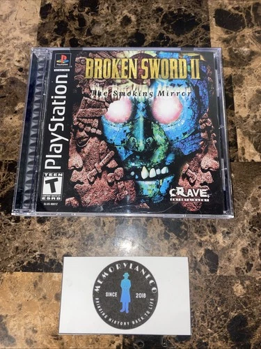 Broken Sword II: The Smoking Mirror (Sony PlayStation 1, 1999) Tested and Works