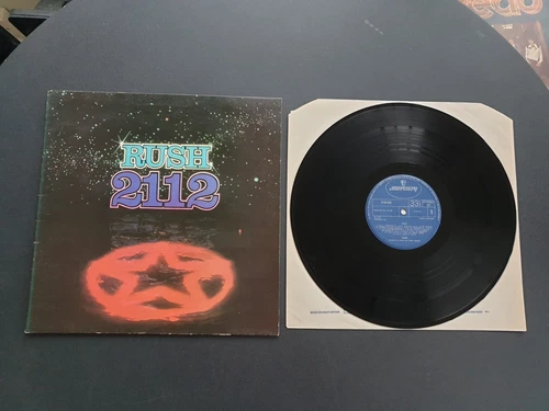 RUSH - 2112 -  1976 UK PRESS 12" VINYL RECORD LP EX