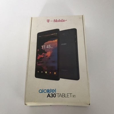 Alcatel A30 9024W Tablet 8'' 16GB T-Mobile 4G LTE 2GB RAM Quad Core Black Android