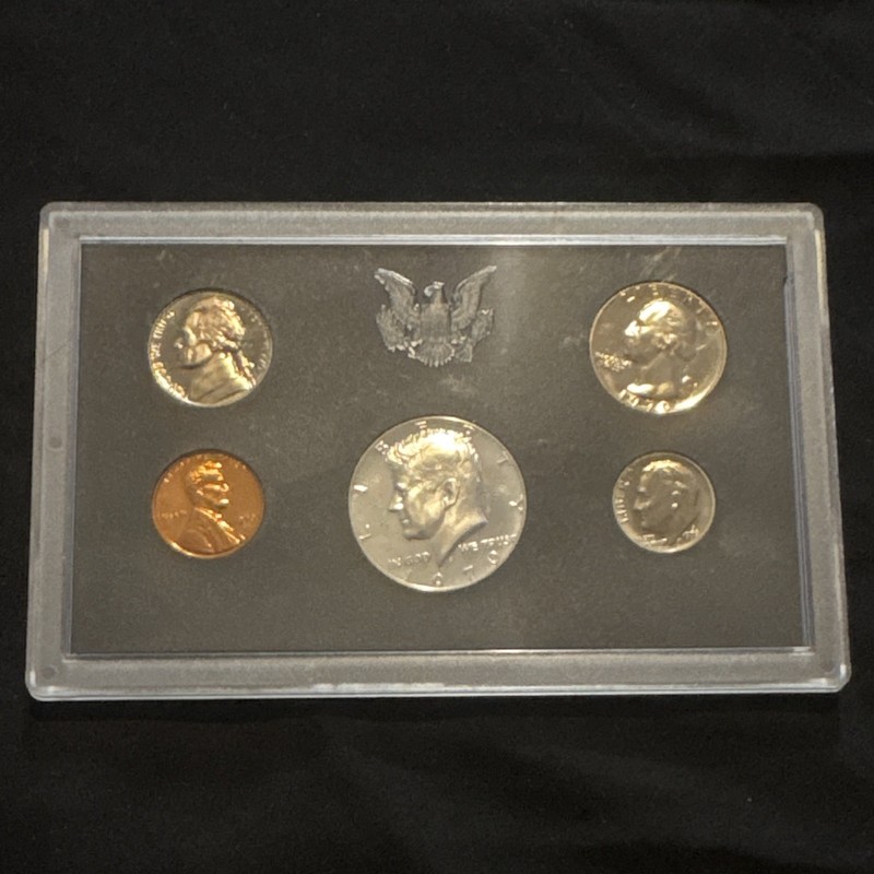 1970 Proof Set San Francisco (S) U.S. Mint Original Case Half Quarter Dime