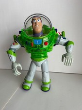 Thinkway Toy Story 12  Interstellar Buzz Lightyear Translucent Green RARE 