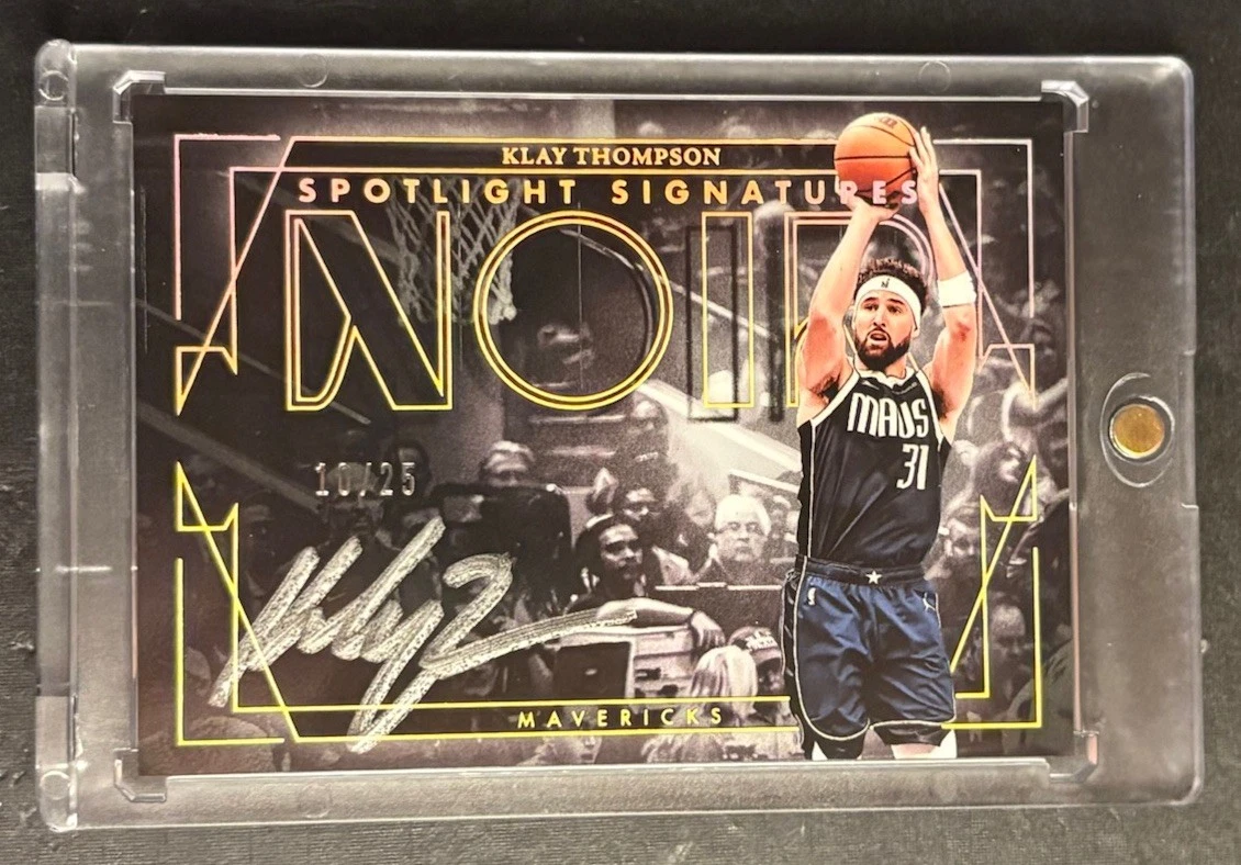 Panini Klay Thompson Basketball Autographed Sports Trading Cards