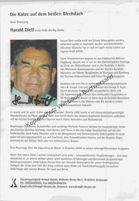 Original Autogramm Harald Dietl /// Autograph signiert signed signee Diet 306238