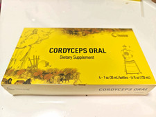 Fohow Cordyceps Liquid Dietary Supplement Honey Flavor Halal 4x1 fl oz