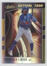 2021 Panini Absolute Extreme Team Spectrum Gold /25 Francisco Lindor #ET-5 04br