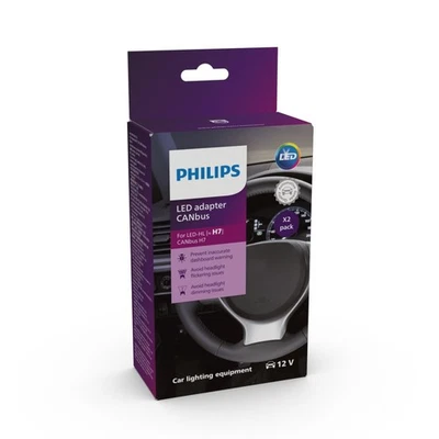 🔥 LED Upgrade Adapter CANbus CEA H7 18952 12V X2 2St. Philips Vision ✅ - Bild 1 von 2