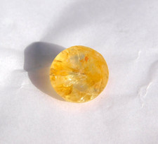 Natural Untreated Yellow Sapphire  3.35 Cts Rare Untreated Faceted Sapphire