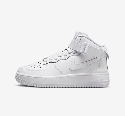 Nike Air Force 1 Mid EasyOn GS White Triple White  Sneaker Schuhe FN1193-111