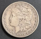 1904-S Morgan Silver Dollar VF Better Date