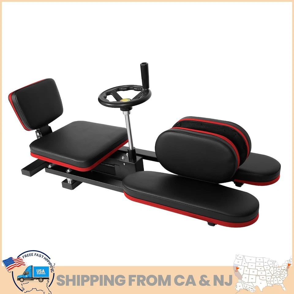 KQZZIV 400LBS Leg Stretcher Splits Machine Hip Split Stretching Trainer Arts Gear Red